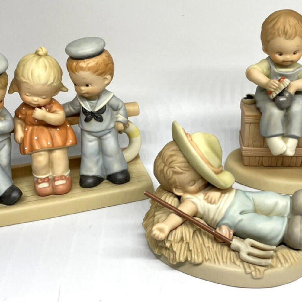 Memories of‎ Yesterday Lucie Attwell Limited Edition Figurines Enesco LOT of 3